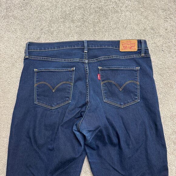 Levi's 311 Shaping Skinny Denim Jeans Women 32x30 Blue Dark Wash Mid Rise Casual - Picture 16 of 16